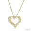 Heart Shape Diamond Fashion Pendant