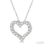 Heart Shape Diamond Fashion Pendant