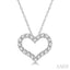 Heart Shape Diamond Fashion Pendant
