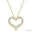 Heart Shape Diamond Fashion Pendant