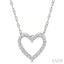 Heart Shape Diamond Fashion Pendant