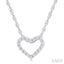 Heart Shape Diamond Fashion Pendant