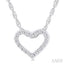 Heart Shape Diamond Fashion Pendant