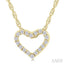 Heart Shape Diamond Fashion Pendant
