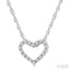 Heart Shape Diamond Fashion Pendant