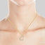 Pave-Set Heart Shape Paperclip Diamond Fashion Pendant