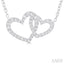 Heart Interlock Diamond Fashion Pendant