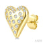 Heart Mosaic Diamond Fashion Earrings