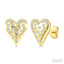Heart Mosaic Diamond Fashion Earrings