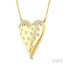 Heart Mosaic Diamond Fashion Pendant
