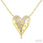 Heart Mosaic Diamond Fashion Pendant