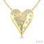 Heart Mosaic Diamond Fashion Pendant