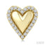 Petite Heart Diamond Fashion Earrings