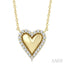 Petite Heart Diamond Fashion Pendant