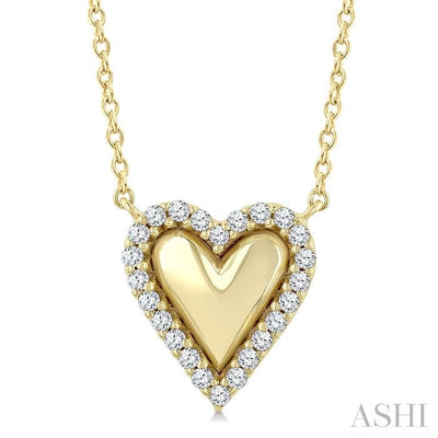 Petite Heart Diamond Fashion Pendant