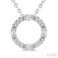 Circle Petite Diamond Fashion Pendant