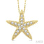 Sea Star Diamond Fashion Pendant