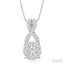 Round Shape Lovebright Diamond Pendant