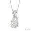 Round Shape Lovebright Diamond Pendant