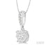 Round Shape Lovebright Essential Diamond Pendant