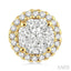 Round Shape Halo Lovebright Essential Diamond Earrings