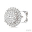 Round Shape Halo Lovebright Essential Diamond Earrings
