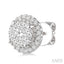 Round Shape Halo Lovebright Essential Diamond Earrings