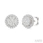 Round Shape Halo Lovebright Essential Diamond Earrings