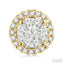 Round Shape Halo Lovebright Essential Diamond Earrings