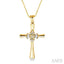 Cross Diamond Fashion Pendant