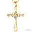 Cross Diamond Fashion Pendant