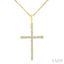 Cross Petite Diamond Fashion Pendant