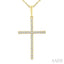 Cross Petite Diamond Fashion Pendant