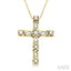 Cross Diamond Fashion Pendant