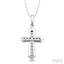 Cross Diamond Fashion Pendant