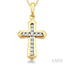 Cross Diamond Fashion Pendant