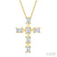 Cross Diamond Fashion Pendant