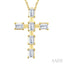 Cross Diamond Fashion Pendant