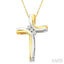 Cross Diamond Fashion Pendant