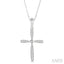 Cross Petite Diamond Fashion Pendant