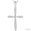 Cross Petite Diamond Fashion Pendant