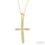 Cross Petite Diamond Fashion Pendant