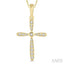 Cross Petite Diamond Fashion Pendant