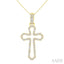 Cross Diamond Fashion Pendant