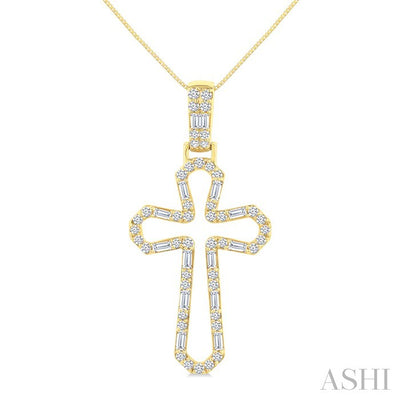 Cross Diamond Fashion Pendant