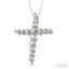 Journey Cross Diamond Fashion Pendant
