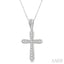 Cross Diamond Fashion Pendant