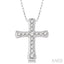 Cross Diamond Fashion Pendant