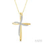 Cross Diamond Fashion Pendant