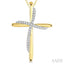 Cross Diamond Fashion Pendant